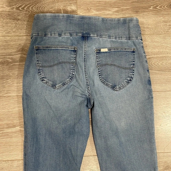 Lee Sculpting Slim Fit Skinny Leg Mid Rise Denim Jeans 10 - Picture 12 of 15